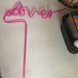 Taylor Swift lover straw